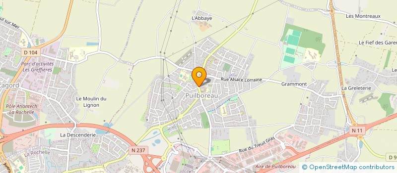 localisation de l'entreprise MADAME DANIELLE JOGUET  SAINT-XANDRE