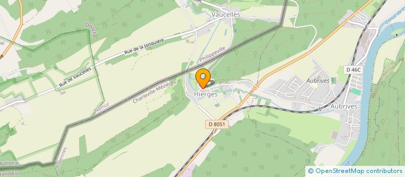 localisation de l'entreprise MADAME DANIELLE JOOS  HIERGES