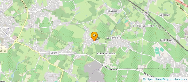 localisation de l'entreprise MADAME DANIELLE JOUBERT à VERTOU