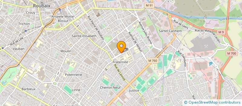 localisation de l'entreprise MADAME DANIELLE JOUEN à ROUBAIX