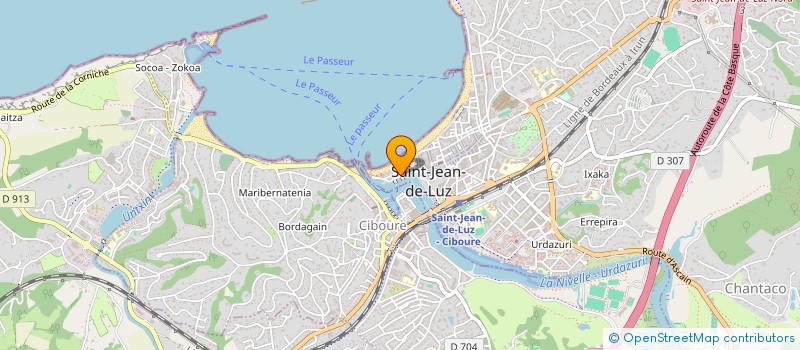 localisation de l'entreprise MADAME DANIELLE JOURNOD à SAINT-JEAN-DE-LUZ