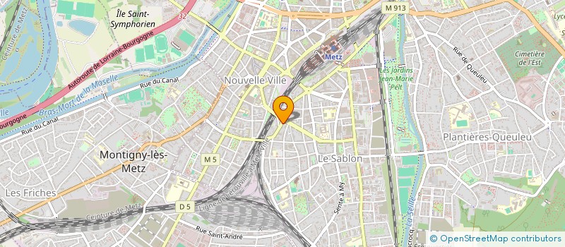 localisation de l'entreprise MADAME DANIELLE KIRSCH  METZ