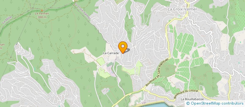 localisation de l'entreprise MADAME DANIELLE KOCJANCIC  LA CROIX-VALMER