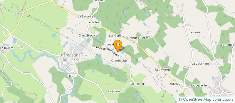 localisation de l'entreprise MADAME DANIELLE KORBA à CHAMPAGNAC-LA-RIVIERE