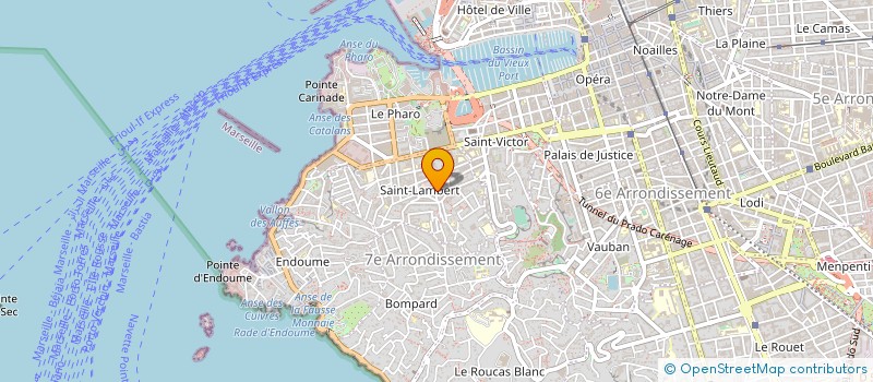 localisation de l'entreprise MADAME DANIELLE KOUADRIA à MARSEILLE