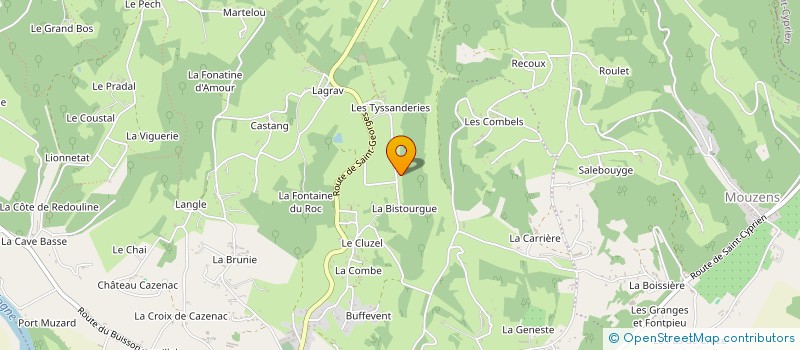 localisation de l'entreprise MADAME DANIELLE KUIPER  COUX ET BIGAROQUE-MOUZENS