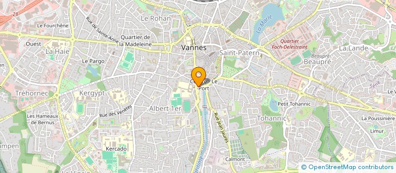 localisation de l'entreprise MADAME DANIELLE LABORIE à VANNES