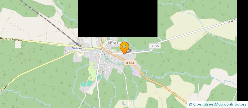 localisation de l'entreprise MADAME DANIELLE LACASSAGNE  SABRES