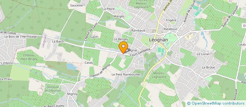 localisation de l'entreprise MADAME DANIELLE LAFOND à LEOGNAN