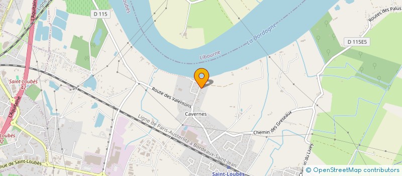 localisation de l'entreprise MADAME DANIELLE LAGARDE à SAINT-LOUBES
