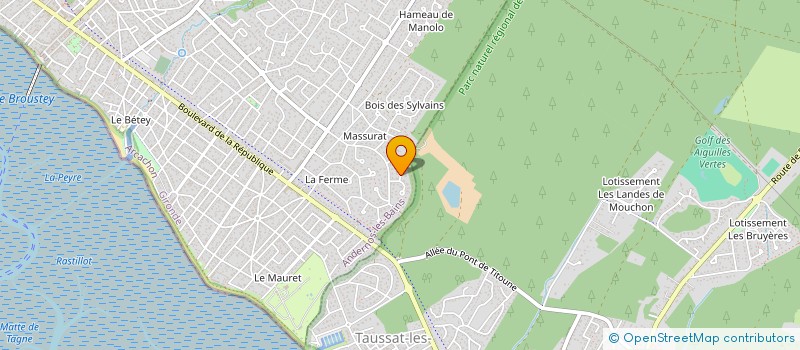 localisation de l'entreprise MADAME DANIELLE LAGARONNE à ANDERNOS-LES-BAINS