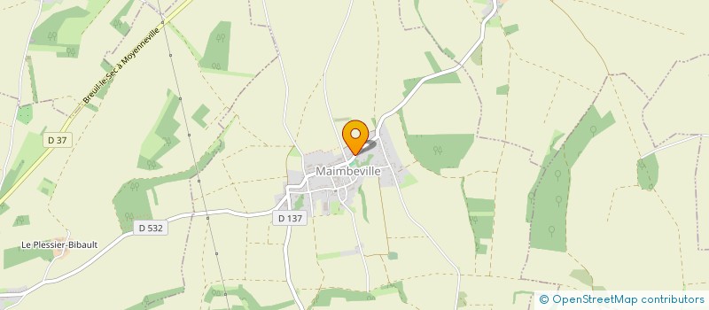localisation de l'entreprise MADAME DANIELLE LAINE  MAIMBEVILLE