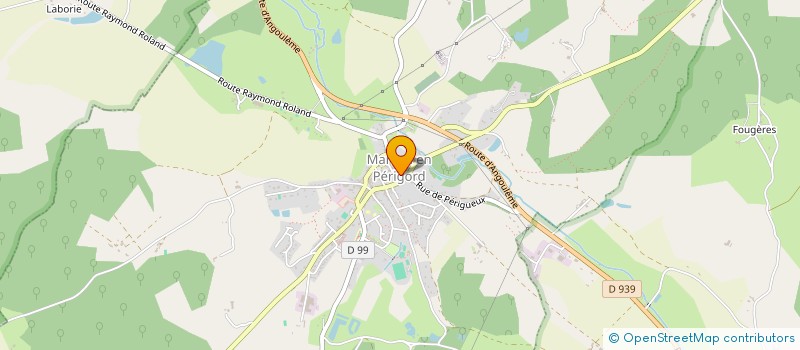 localisation de l'entreprise MADAME DANIELLE LAMOND  MAREUIL EN PERIGORD