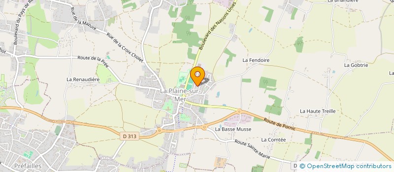 localisation de l'entreprise MADAME DANIELLE LANDEL  PREFAILLES