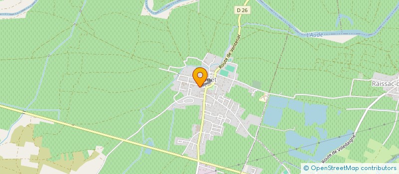 localisation de l'entreprise MADAME DANIELLE LANNES  VILLEDAIGNE