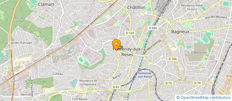 localisation de l'entreprise MADAME DANIELLE LAROCHE à FONTENAY-AUX-ROSES