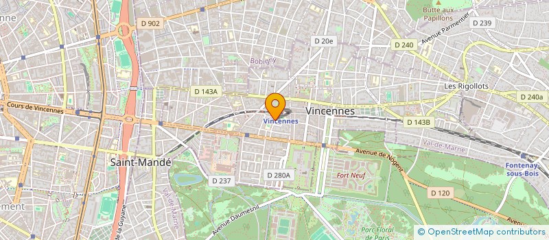 localisation de l'entreprise MADAME DANIELLE LAUER à VINCENNES