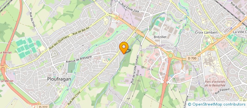 localisation de l'entreprise MADAME DANIELLE LAURENCE-BACHELOT  PLOUFRAGAN