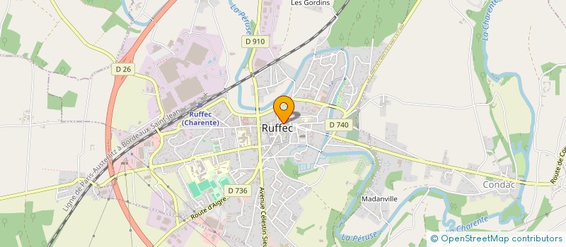 localisation de l'entreprise MADAME DANIELLE LAURENT à RUFFEC