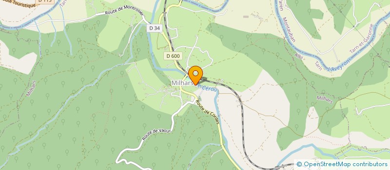 localisation de l'entreprise MADAME DANIELLE LE MOIGNE  CORDES-SUR-CIEL