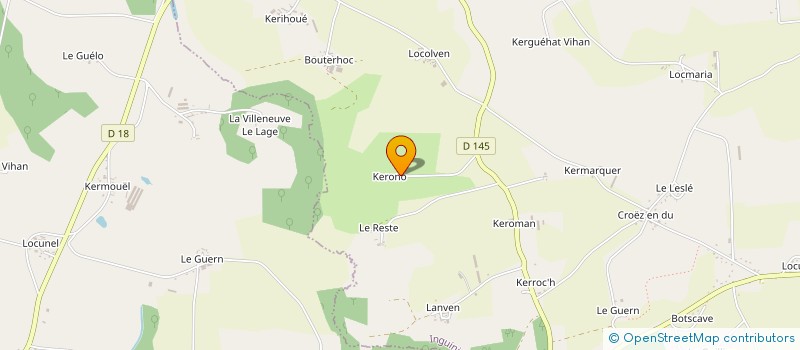 localisation de l'entreprise MADAME DANIELLE LE MOULLEC  INGUINIEL