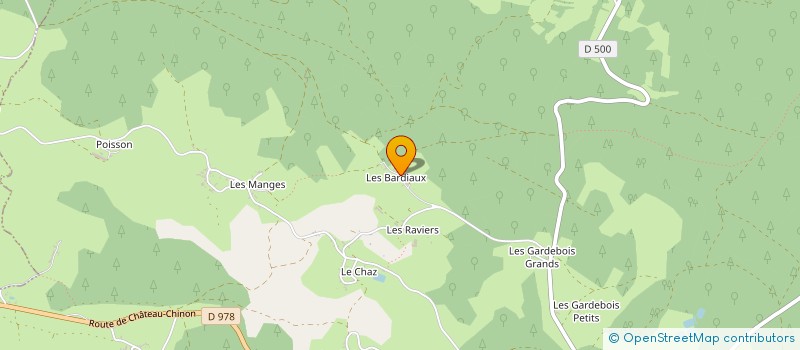 localisation de l'entreprise MADAME DANIELLE LEBROT à ARLEUF