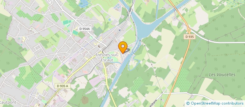 localisation de l'entreprise MADAME DANIELLE LECOMTE  FRESNES-SUR-ESCAUT