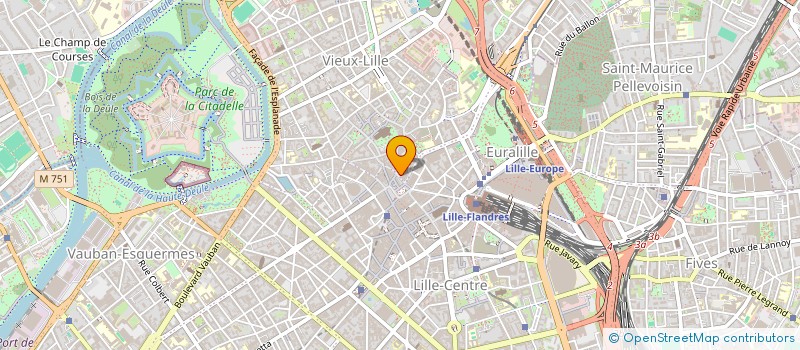 localisation de l'entreprise MADAME DANIELLE LEFEVERE  LILLE