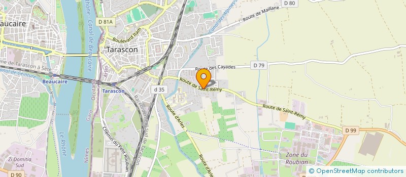 localisation de l'entreprise MADAME DANIELLE LEGAZ  TARASCON