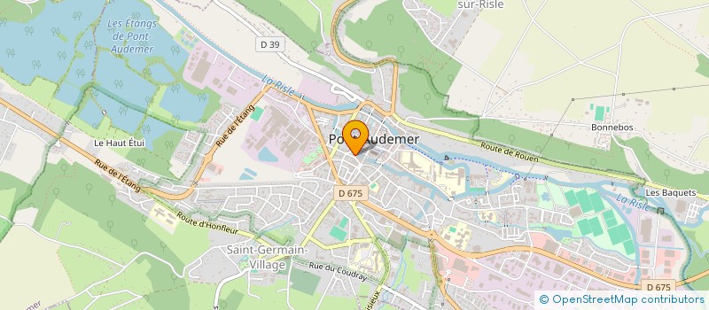 localisation de l'entreprise MADAME DANIELLE LEGER à PONT-AUDEMER