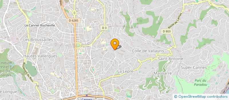 localisation de l'entreprise MADAME DANIELLE LEGUEN à CANNES
