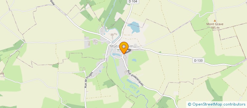 localisation de l'entreprise MADAME DANIELLE LEHEUDRE  MATRINGHEM