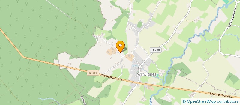 localisation de l'entreprise MADAME DANIELLE LELEU  WIRWIGNES