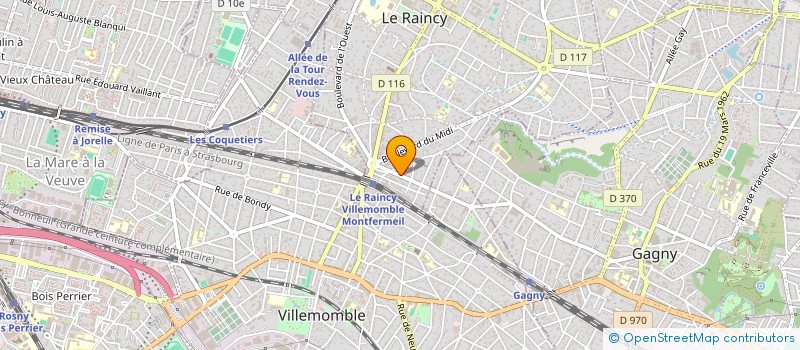 localisation de l'entreprise MADAME DANIELLE LETAILLEUR à LE RAINCY