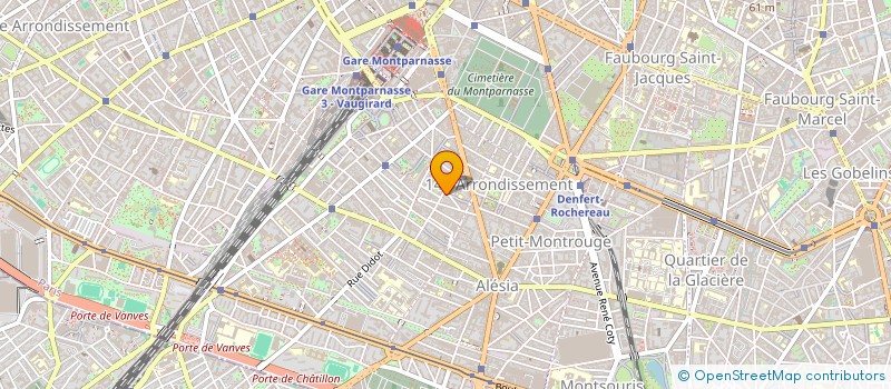 localisation de l'entreprise MADAME DANIELLE LEVIN  PARIS