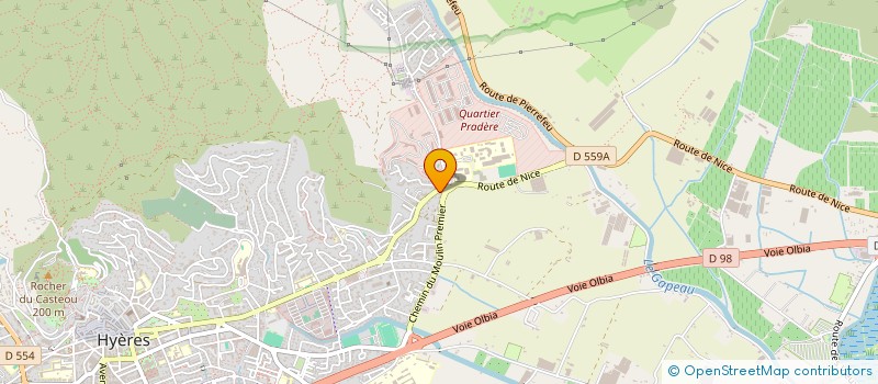 localisation de l'entreprise MADAME DANIELLE LOLLIEROU à HYERES