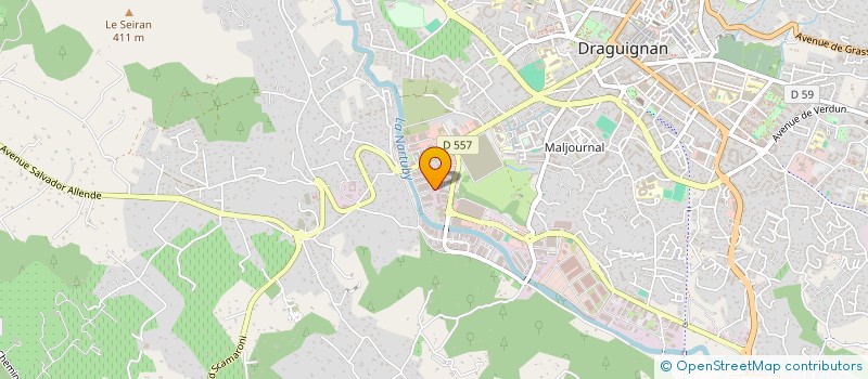 localisation de l'entreprise MADAME DANIELLE LOTA  DRAGUIGNAN