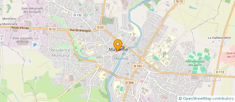 localisation de l'entreprise MADAME DANIELLE LOYZANCE à MAYENNE