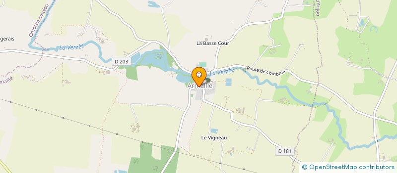 localisation de l'entreprise MADAME DANIELLE MACAULT à OMBREE D'ANJOU