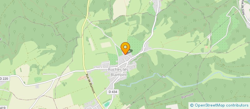 localisation de l'entreprise MADAME DANIELLE MAGNANESCHI  ROCHES-LES-BLAMONT