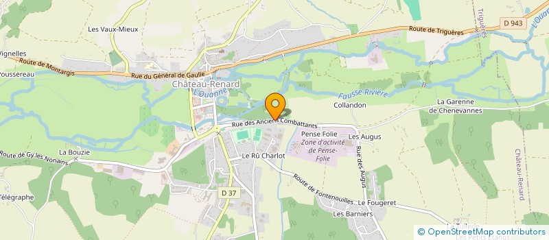 localisation de l'entreprise MADAME DANIELLE MAHIER  CHATEAU-RENARD