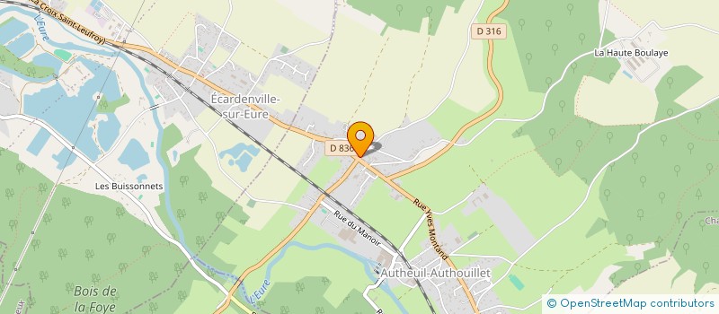 localisation de l'entreprise MADAME DANIELLE MALASSIS  AUTHEUIL-AUTHOUILLET