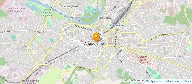 localisation de l'entreprise MADAME DANIELLE MALLAT à ANGOULEME