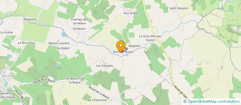 localisation de l'entreprise MADAME DANIELLE MANFE  SAINT ASTIER