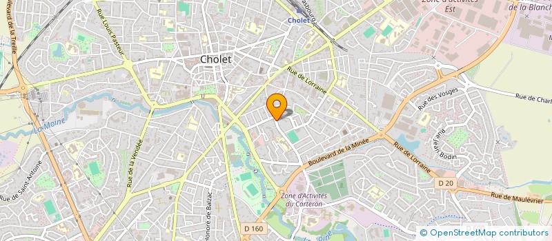 localisation de l'entreprise MADAME DANIELLE MARCHAND à CHOLET