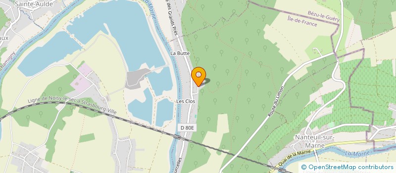 localisation de l'entreprise MADAME DANIELLE MARIAS  MERY-SUR-MARNE