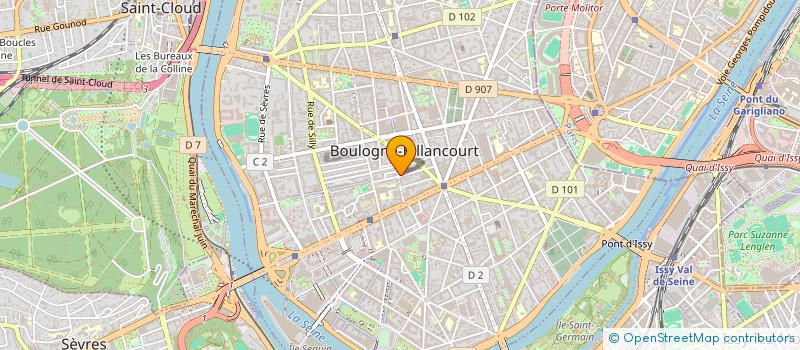 localisation de l'entreprise MADAME DANIELLE MARQUES PRATAVIERA à BOULOGNE-BILLANCOURT