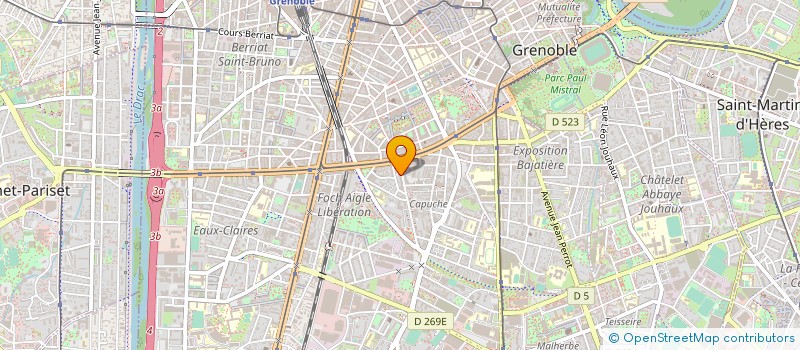 localisation de l'entreprise MADAME DANIELLE MARTIN à GRENOBLE