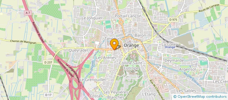 localisation de l'entreprise MADAME DANIELLE MARTIN à ORANGE