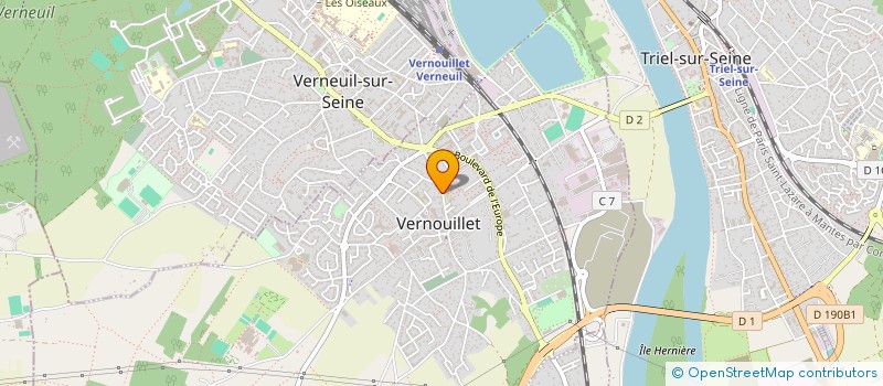 localisation de l'entreprise MADAME DANIELLE MAUGUIT à VERNOUILLET